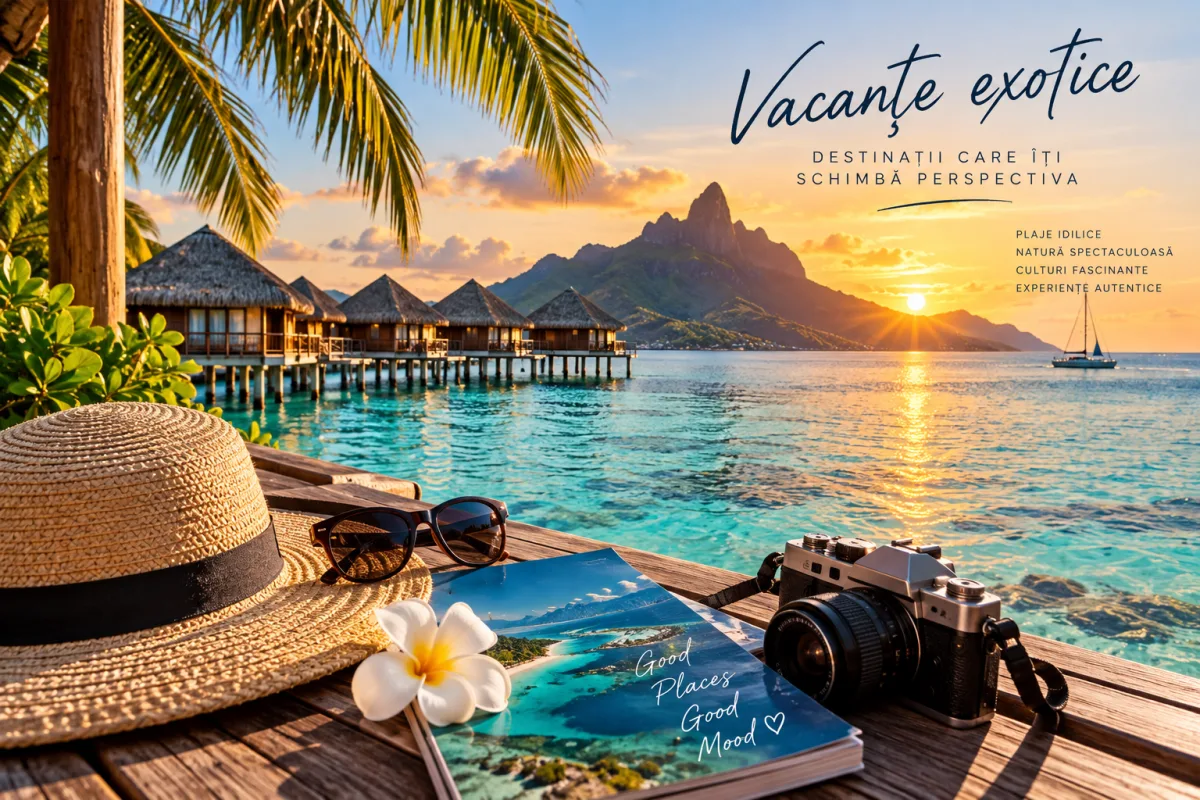 Vacanțe exotice în destinații tropicale cu plaje, ape turcoaz și resorturi de vis 